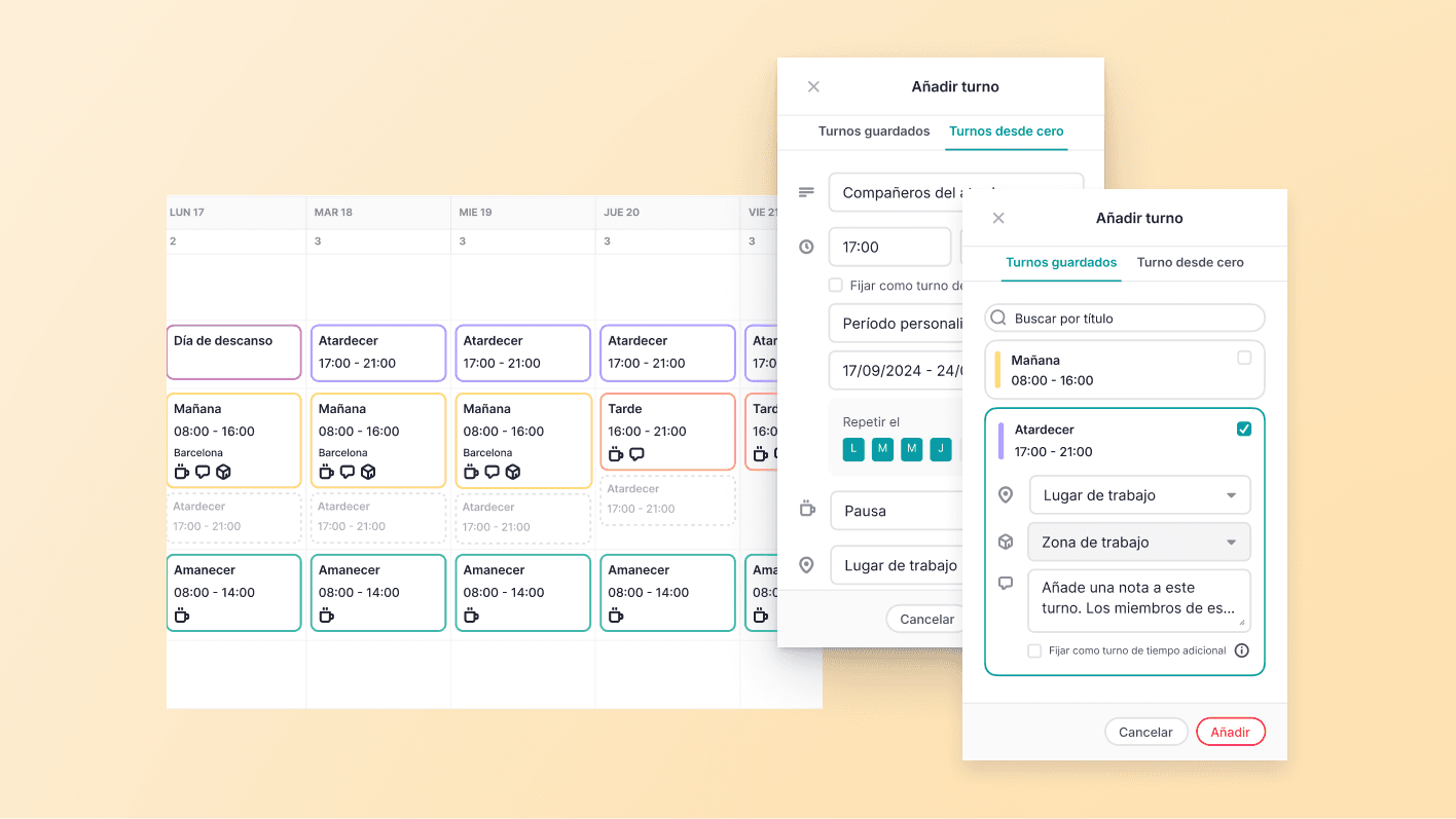 Planifica turnos de forma más inteligente